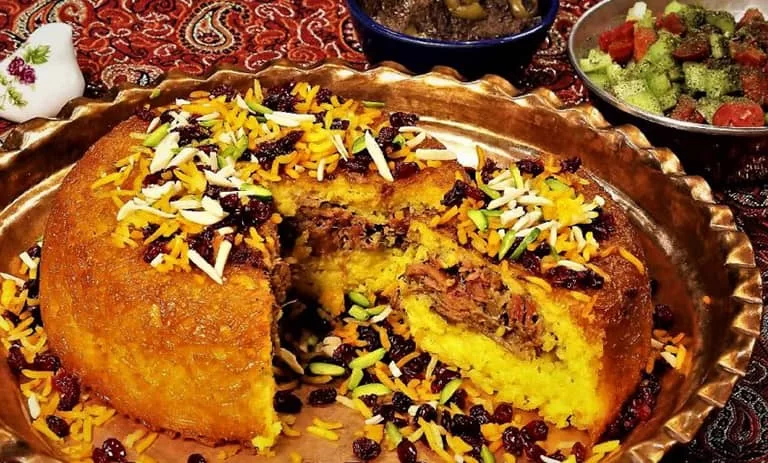 tahchin-goosht